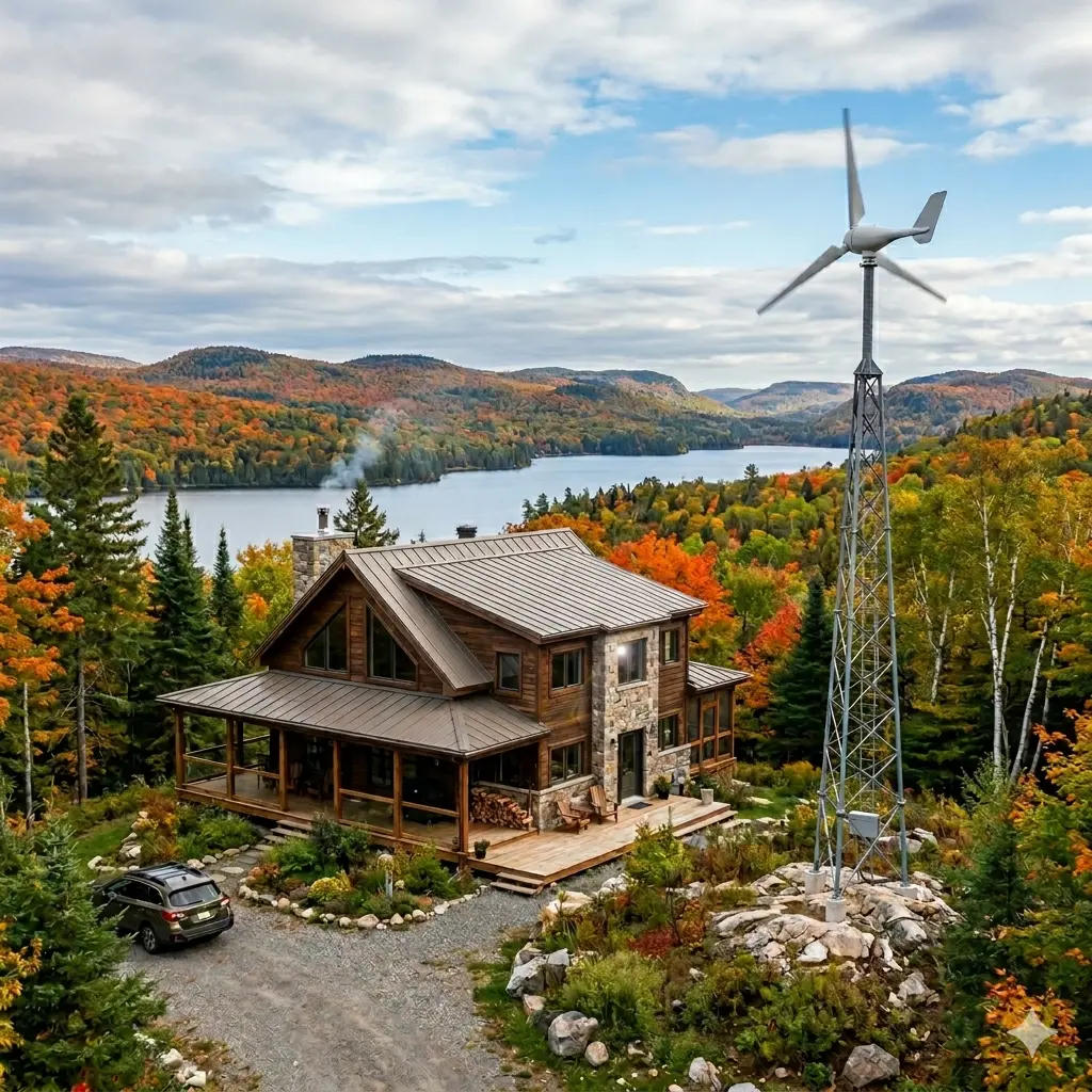 Installation d'éolienne résidentielle